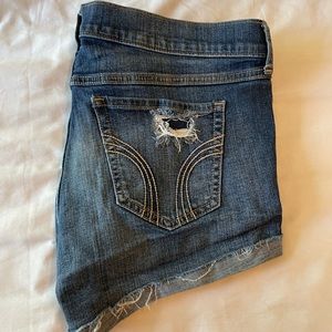 Hollister los rise short short size 13